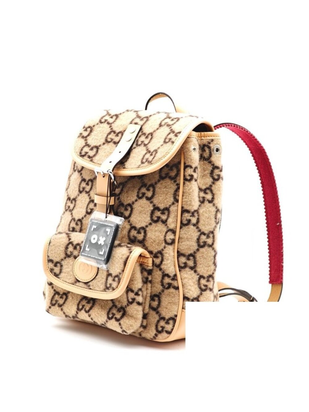 Gucci GG Wool Backpack Gray